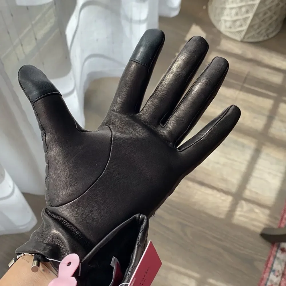 Kate Spade leather gloves